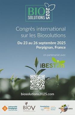 Affiche du colloque Biosolutions 2025 